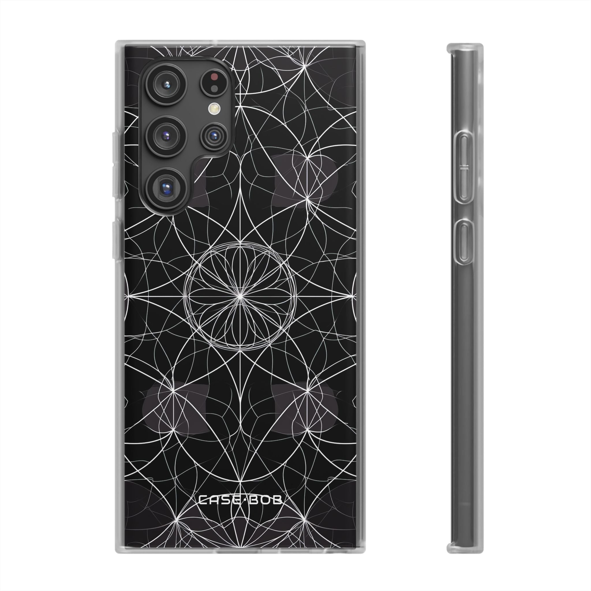 Radiant Petal Orbit Samsung S22 Ultra Case - Soft