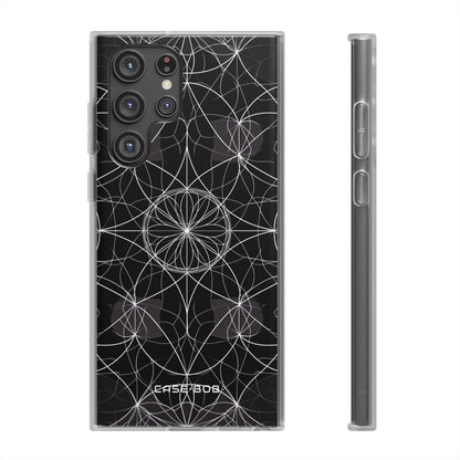 Radiant Petal Orbit Samsung S22 Ultra Case - Soft