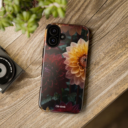Dahlias Embrace Light - iPhone Case
