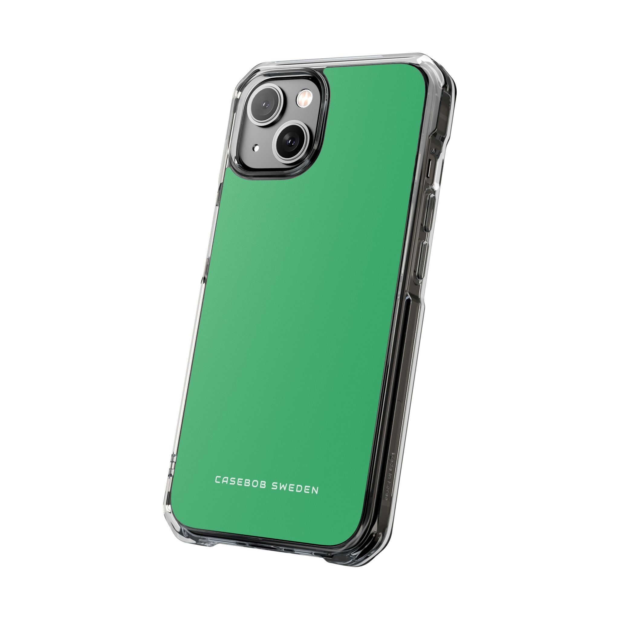 Medium Sea Green iPhone 14 - Clear Impact Phone Case