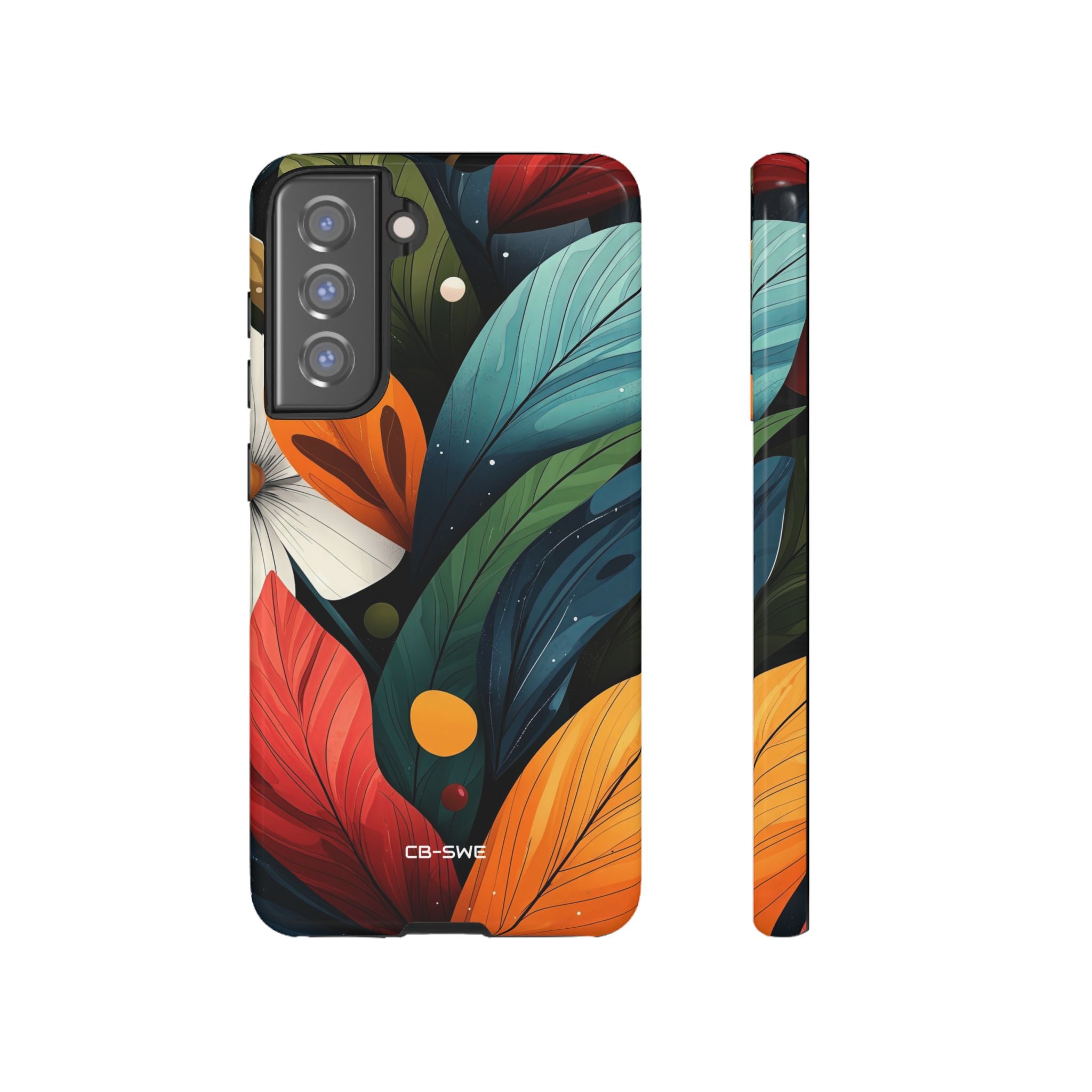 Vibrant Floral Symphony - Samsung Case