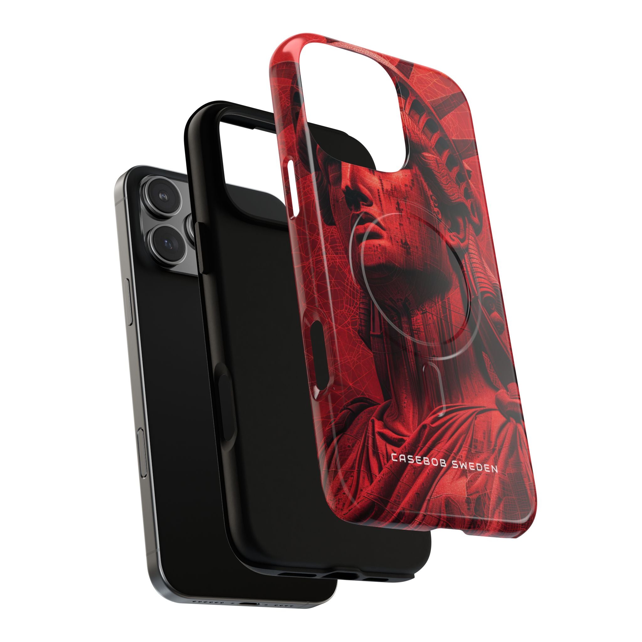 Zen Red Liberty Vision iPhone 16 | Tough+ Phone Case