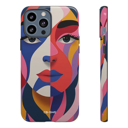 Color Swirls Embrace - iPhone Case