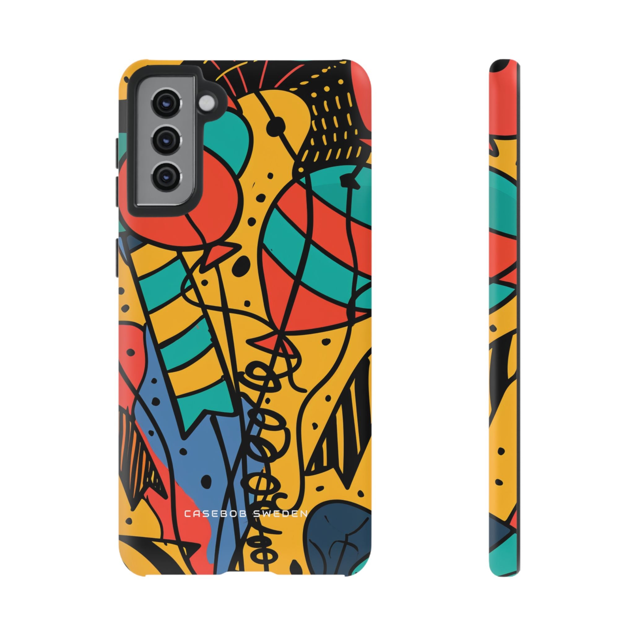 Playful Lines in Motion  Samsung S21 - Tough Phone Case