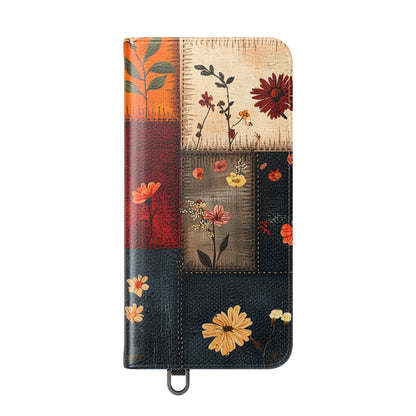 Patchwork Blooms - Samsung S25+ Case - Wallet
