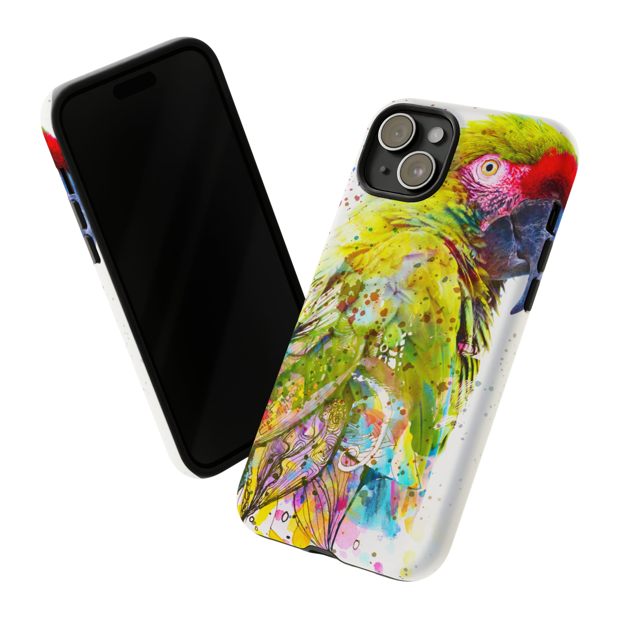 Colorful Parrot - Protective Phone Case