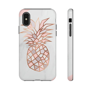 Pineapple Rose Gold - Protective Phone Case