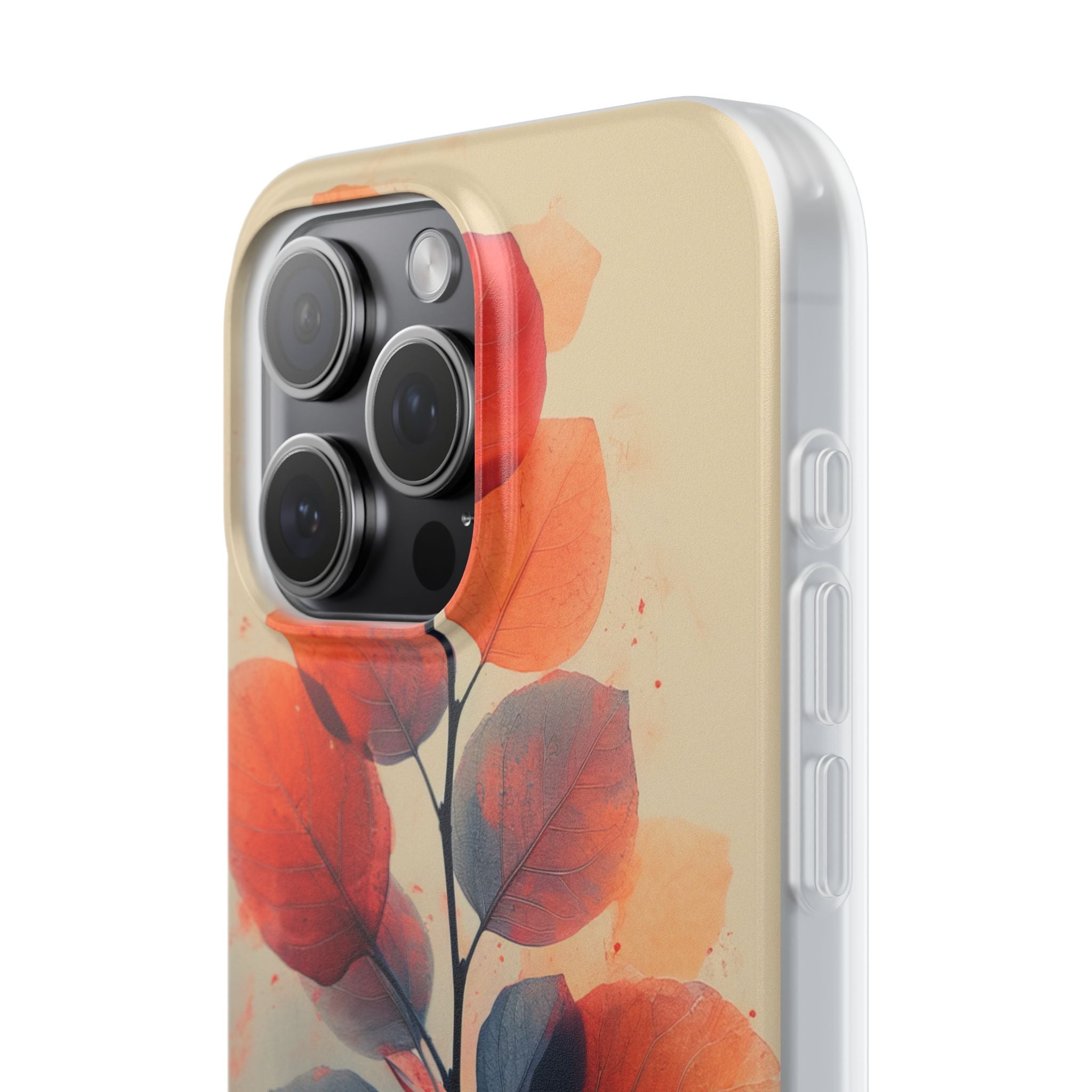 Ethereal Leaf Harmony iPhone 15 - Flexi Phone Case