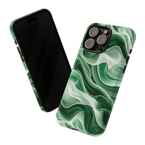 Verdant Wave Elegance - Schutzhülle fürs Telefon