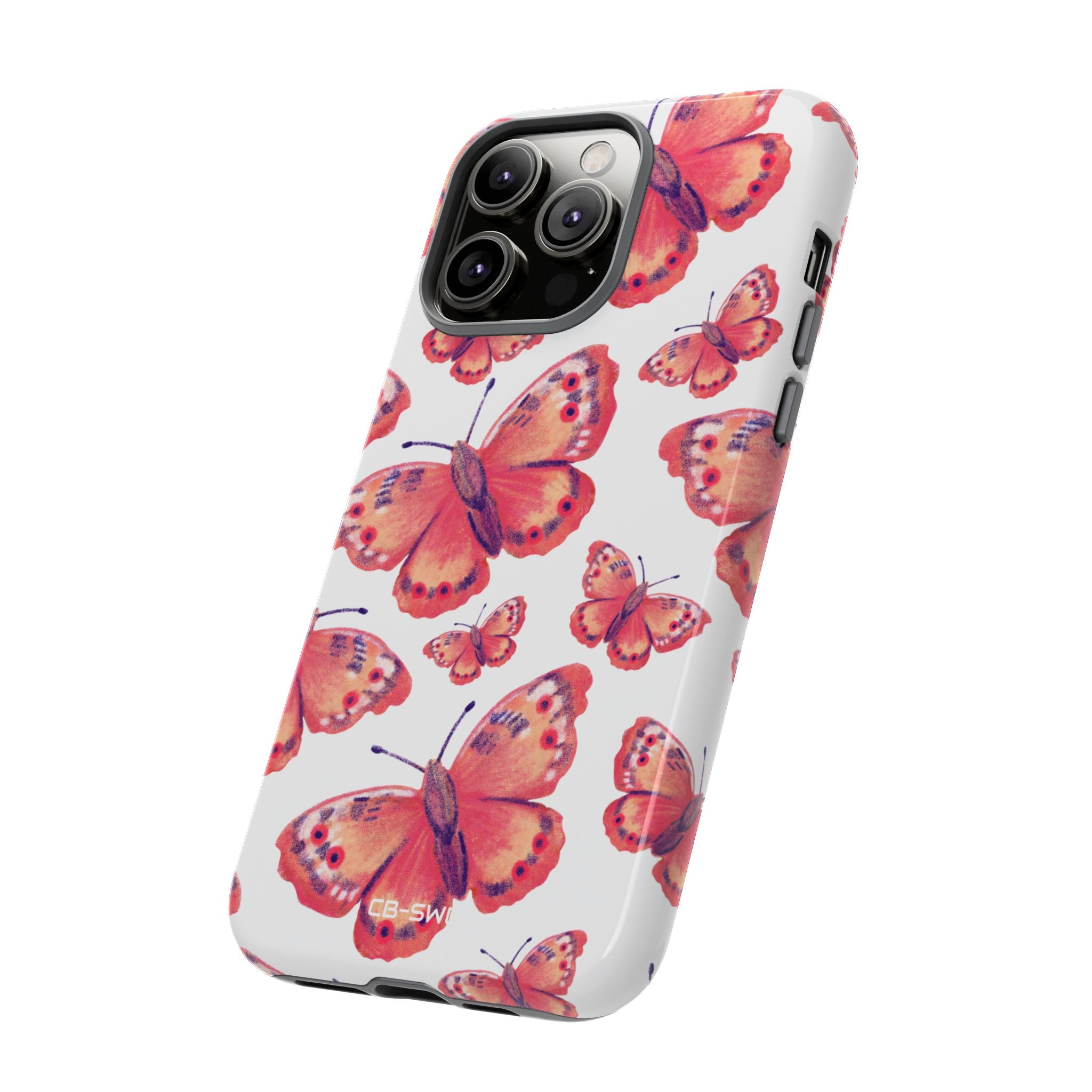 Vibrant Butterfly Dance - iPhone Case