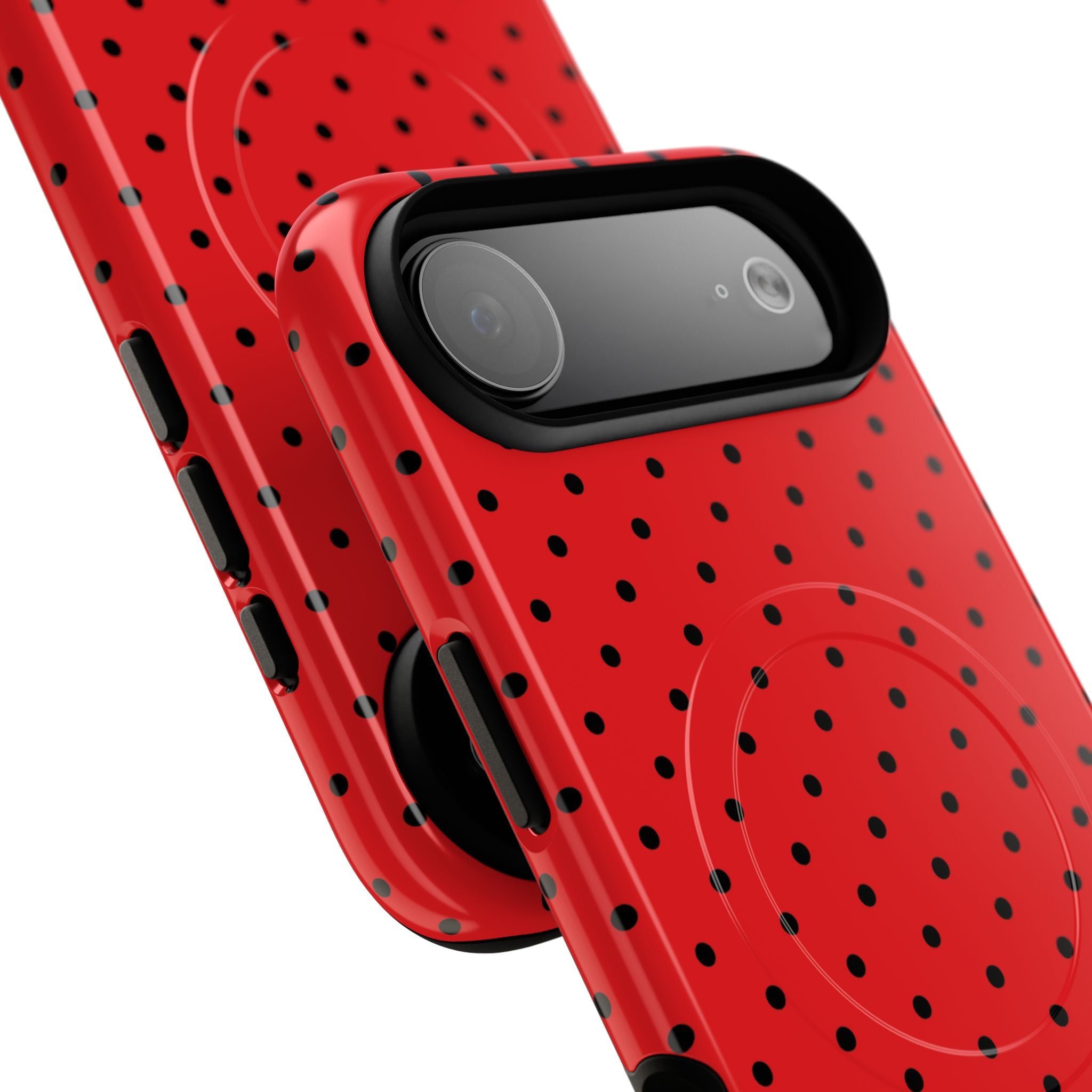 Crimson Dot Matrix iPhone 17 Air Case - Tough+