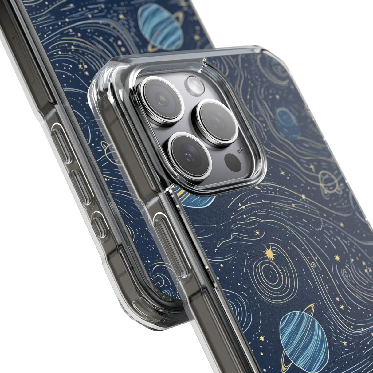 Cosmic Whimsy – Handyhülle für iPhone (Clear Impact – Magnetisch)