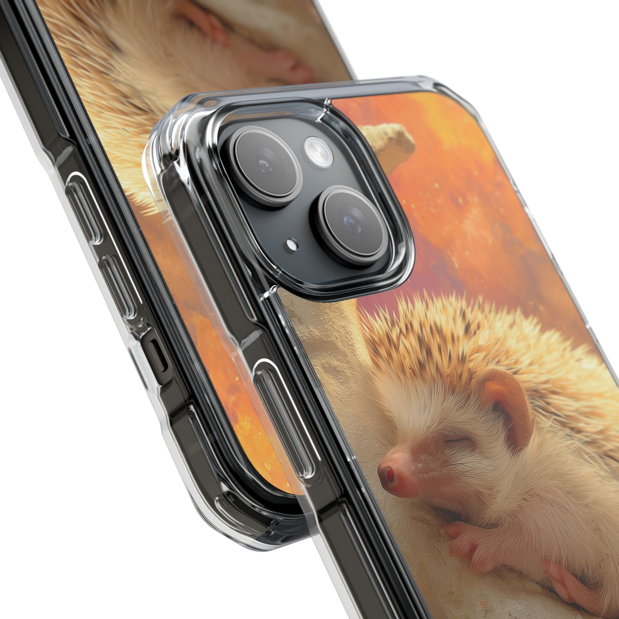 Hedgehog Rests Dreaming iPhone Case - Impact