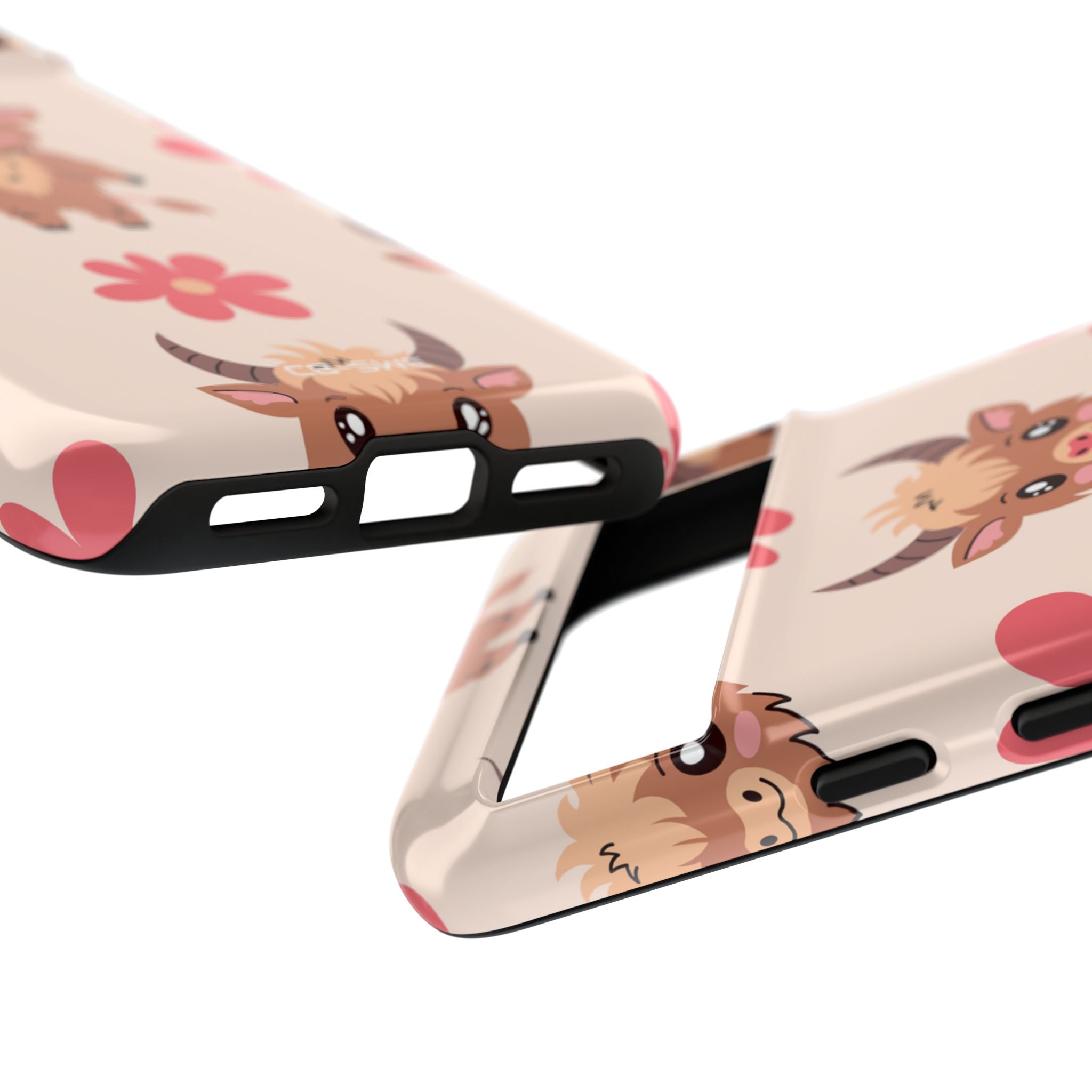 Cute Cattle & Flowers - Google Pixel Case