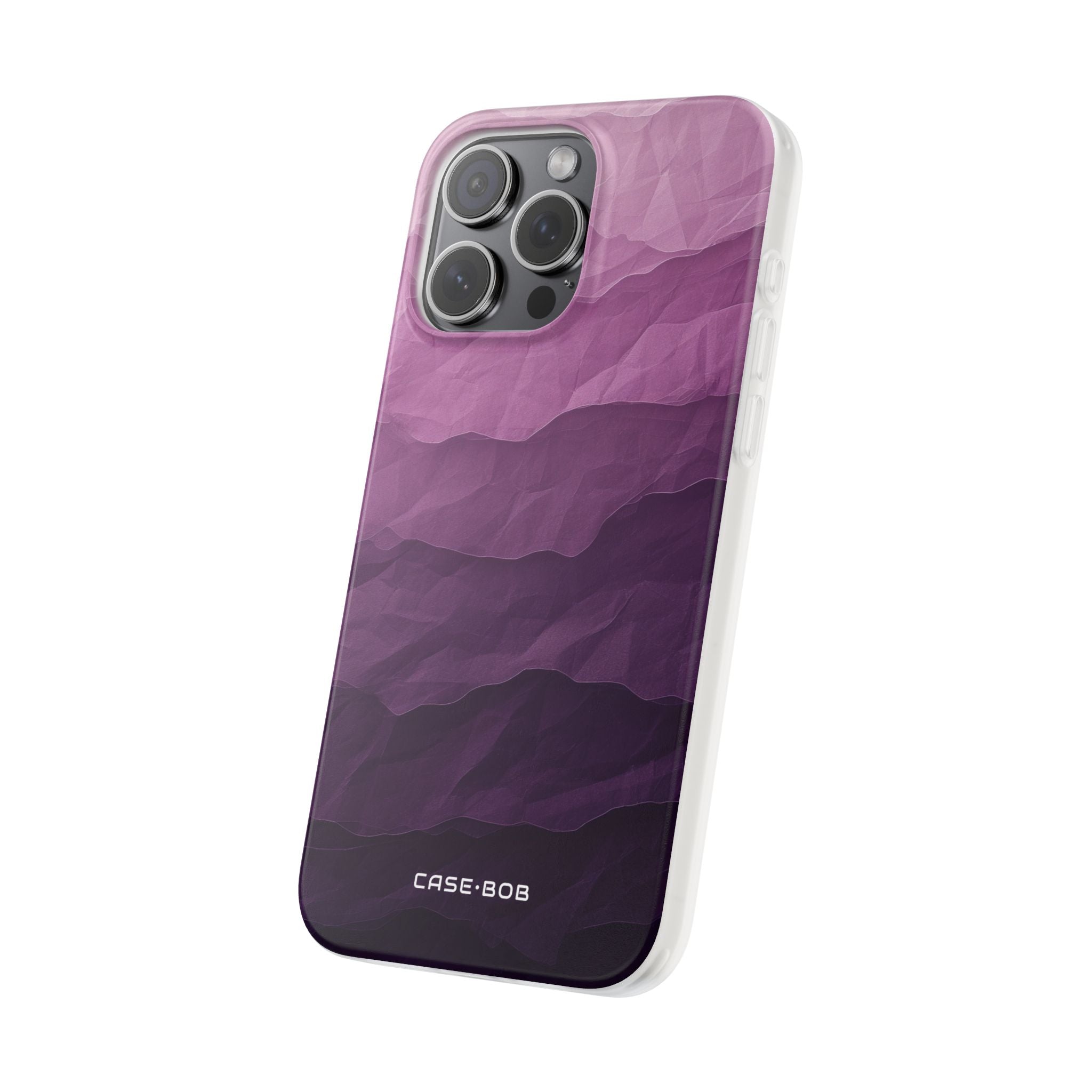 Purple Wave Layers iPhone 15 Pro Max Case - Soft
