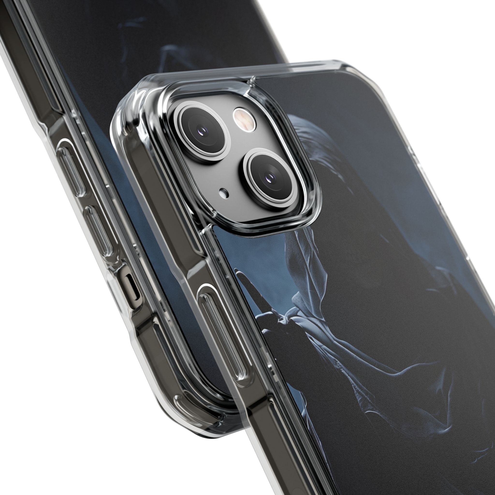 Spectral Guardian Warning iPhone Case - Impact