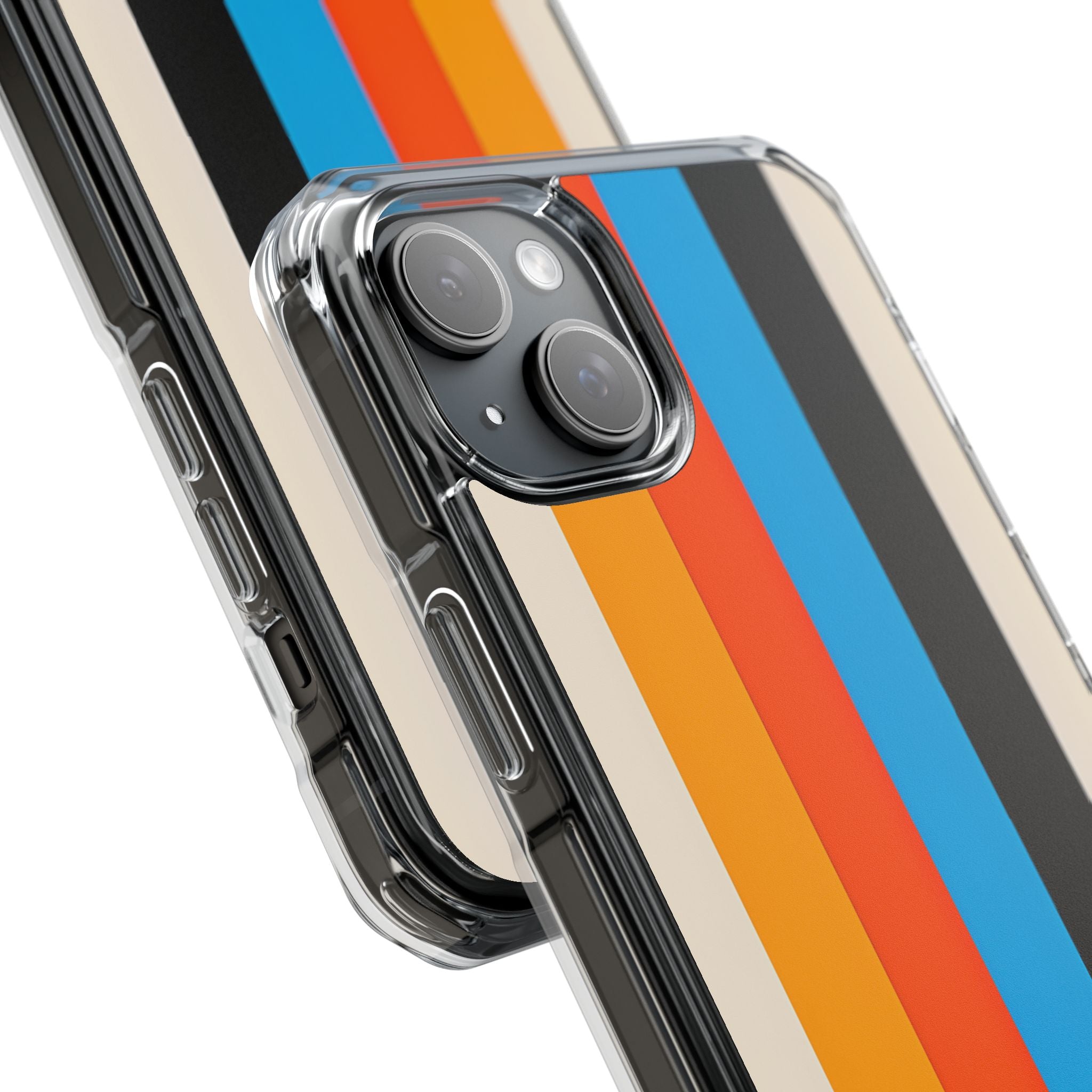 Vivid Stripe Harmony iPhone 15 Plus Case - Impact