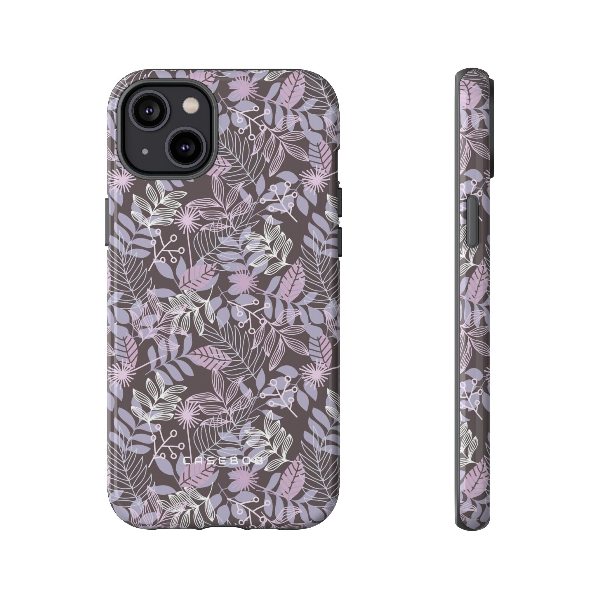 Dark Purple Leaf - Protective Phone Case