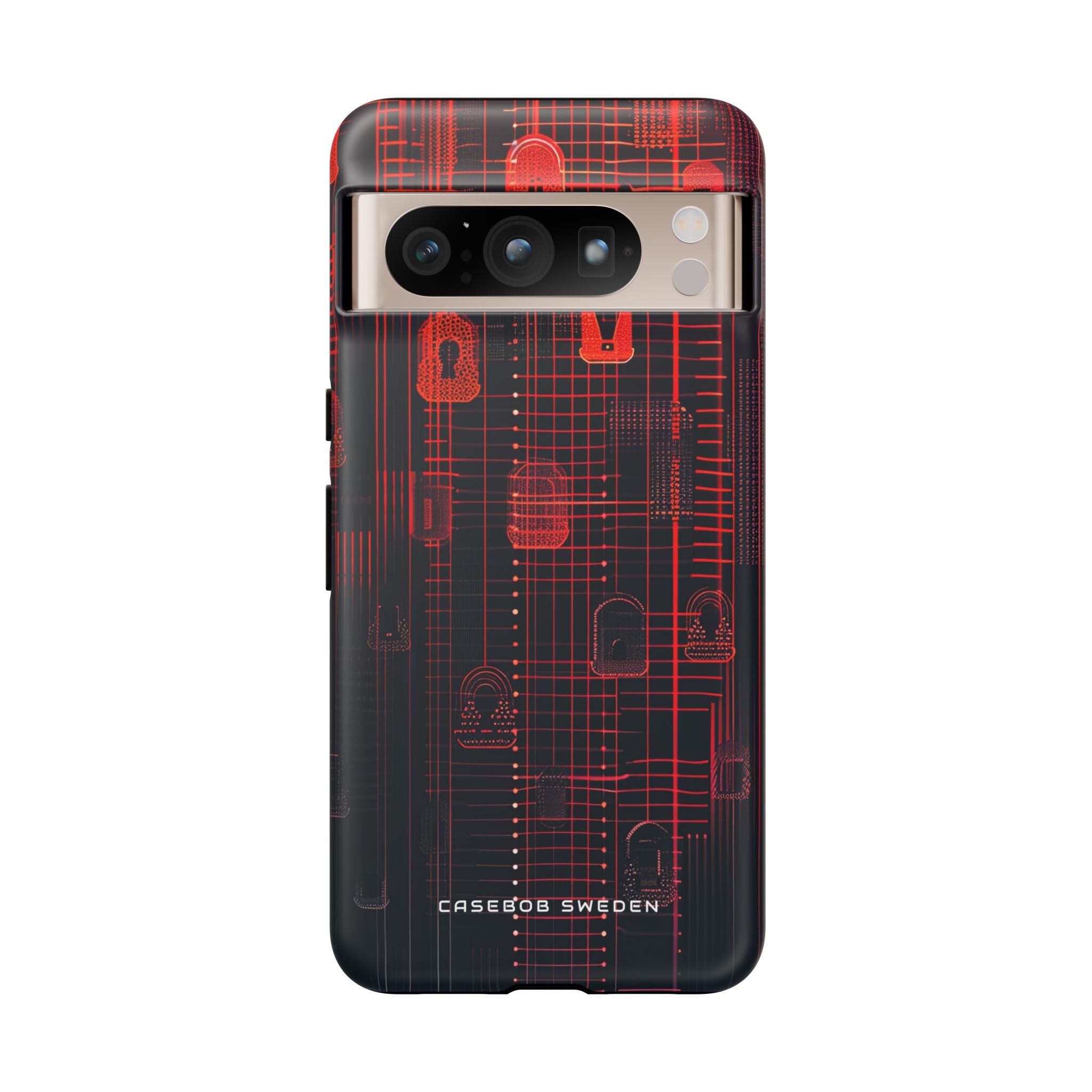 Gradient Cyber Lock Google Pixel 8 - Tough Phone Case