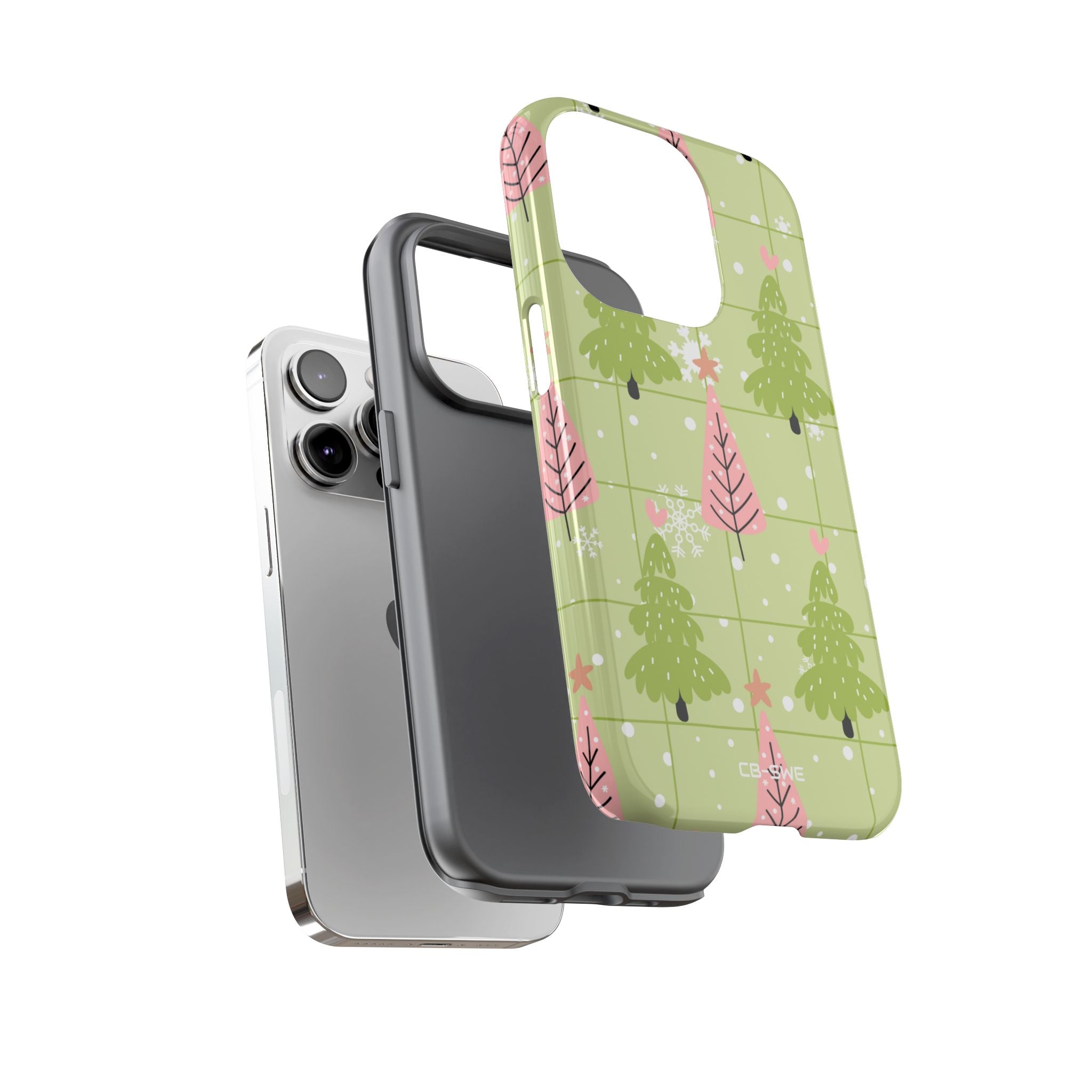 Whimsical Trees Shine - iPhone Case