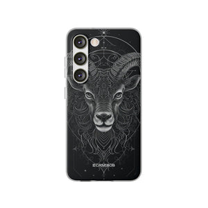 Mystic Ram Mandala | Flexible Phone Case for Samsung Galaxy