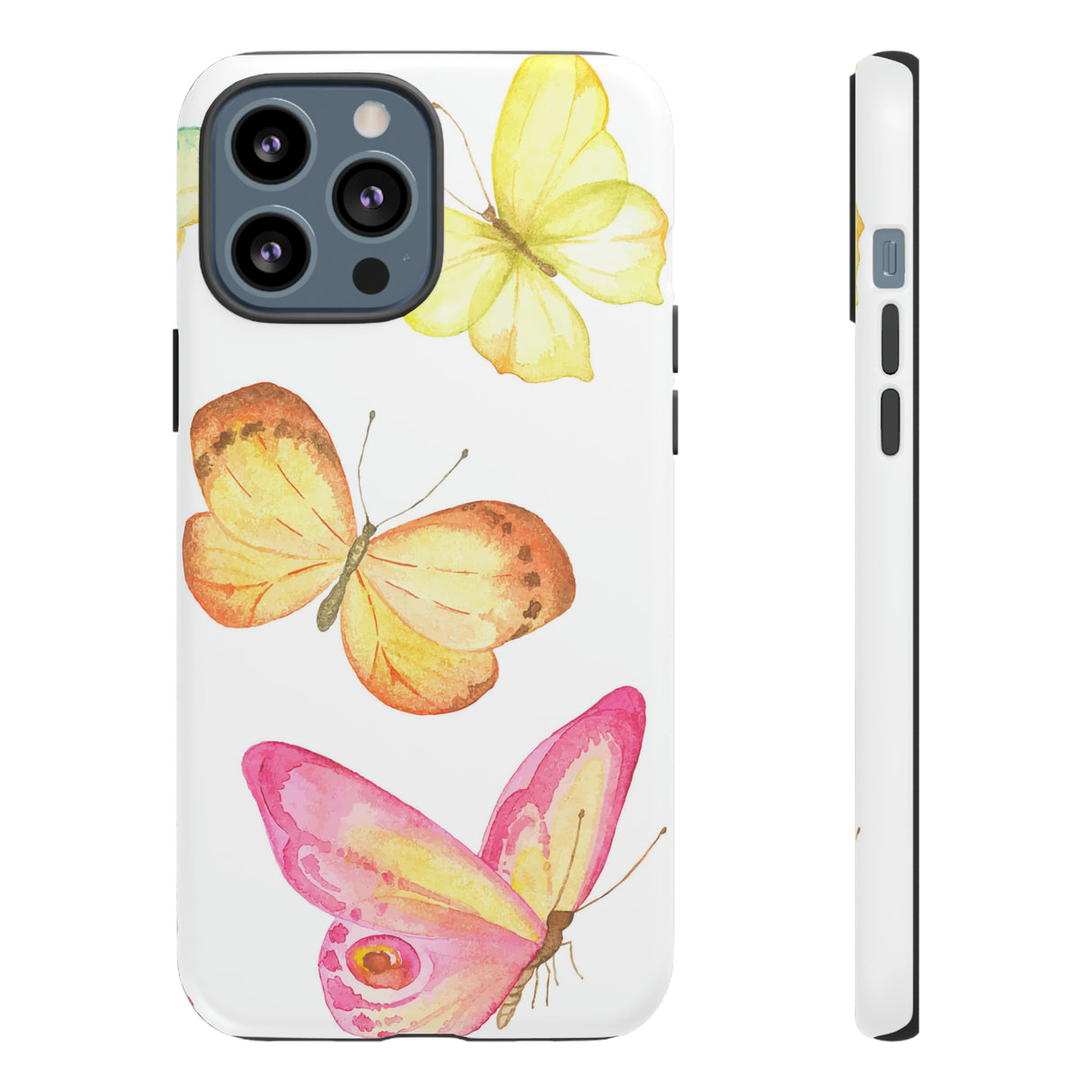 Watercolor Butterflyes - Protective Phone Case