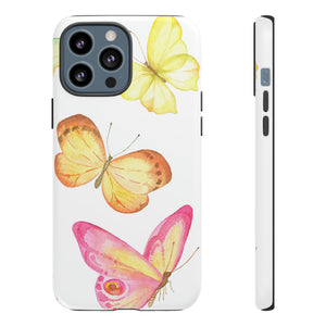 Watercolor Butterflyes - Protective Phone Case