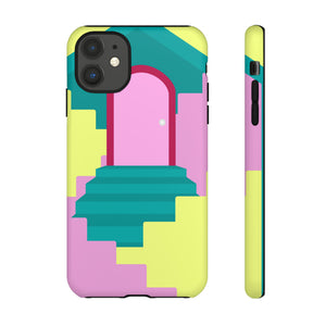 Vector Illustration of Stairs - Protective Phone Case