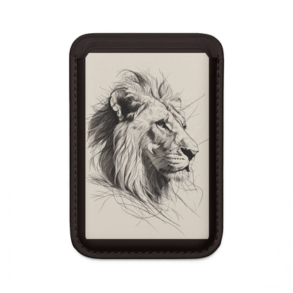 Lion Whisper Gray Wallet – MagSafe Ready