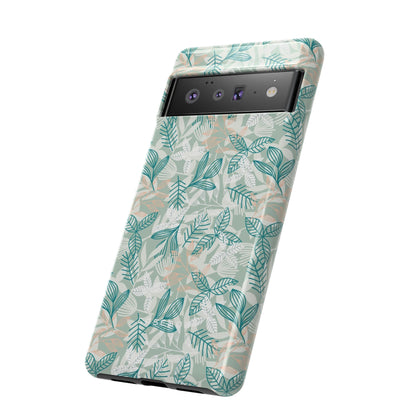 Light Green Leaf - Protective Phone Case