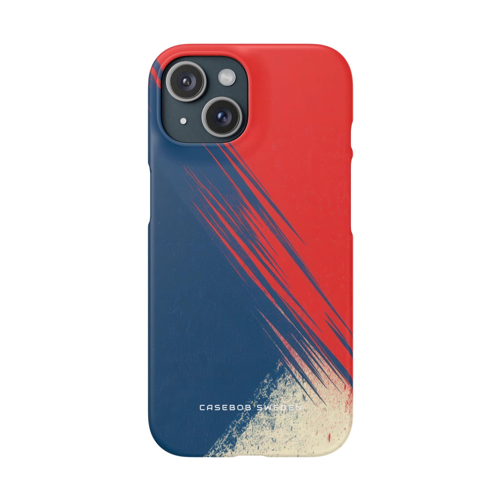 Vintage Brushstroke Harmony iPhone 15 - Slim Phone Case