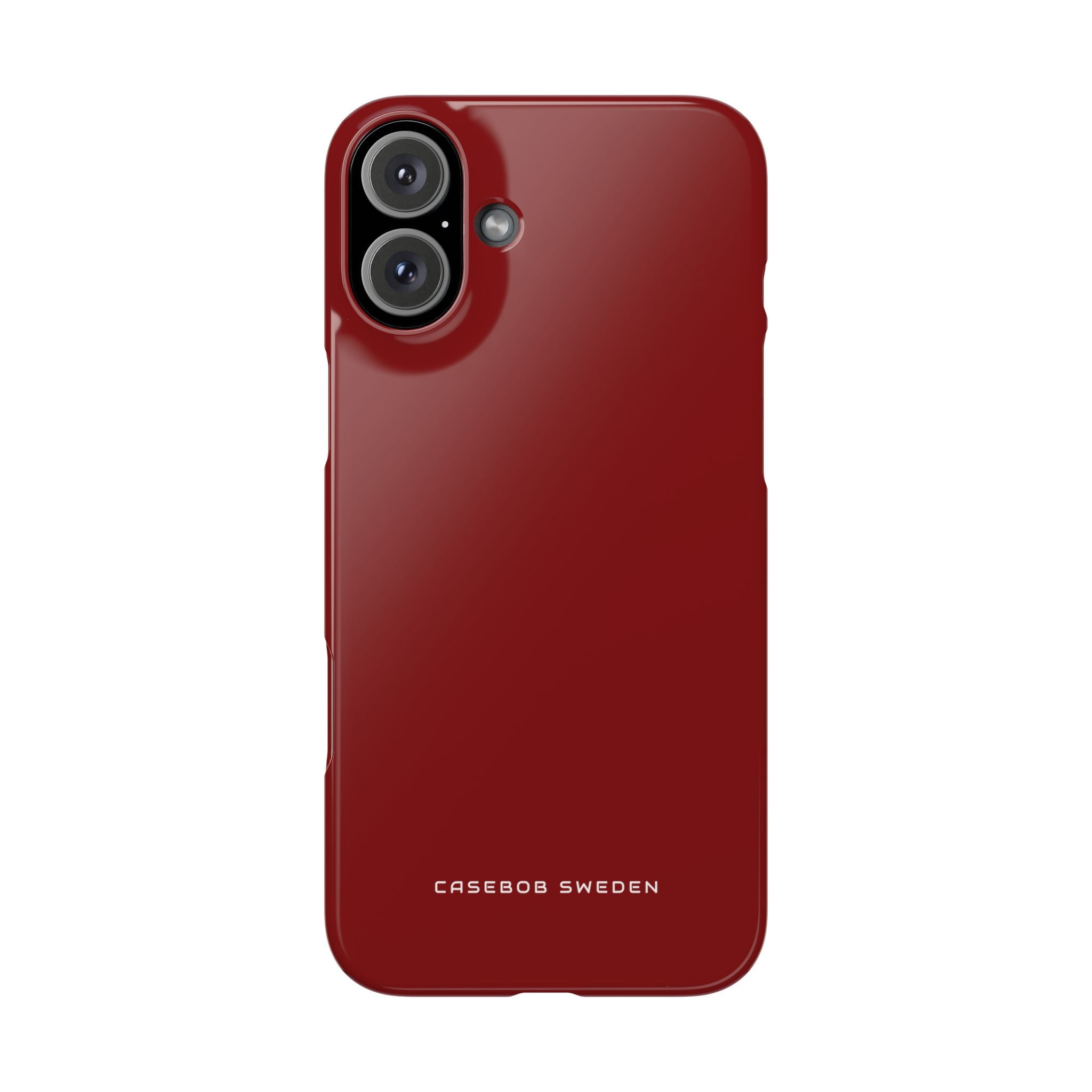 Dark Red iPhone 16 - Slim Phone Case