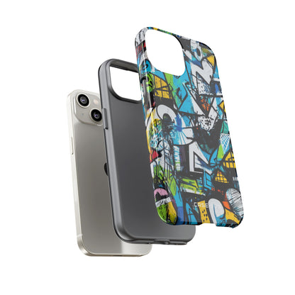 White Ripple Drift iPhone 14 Case - Tough