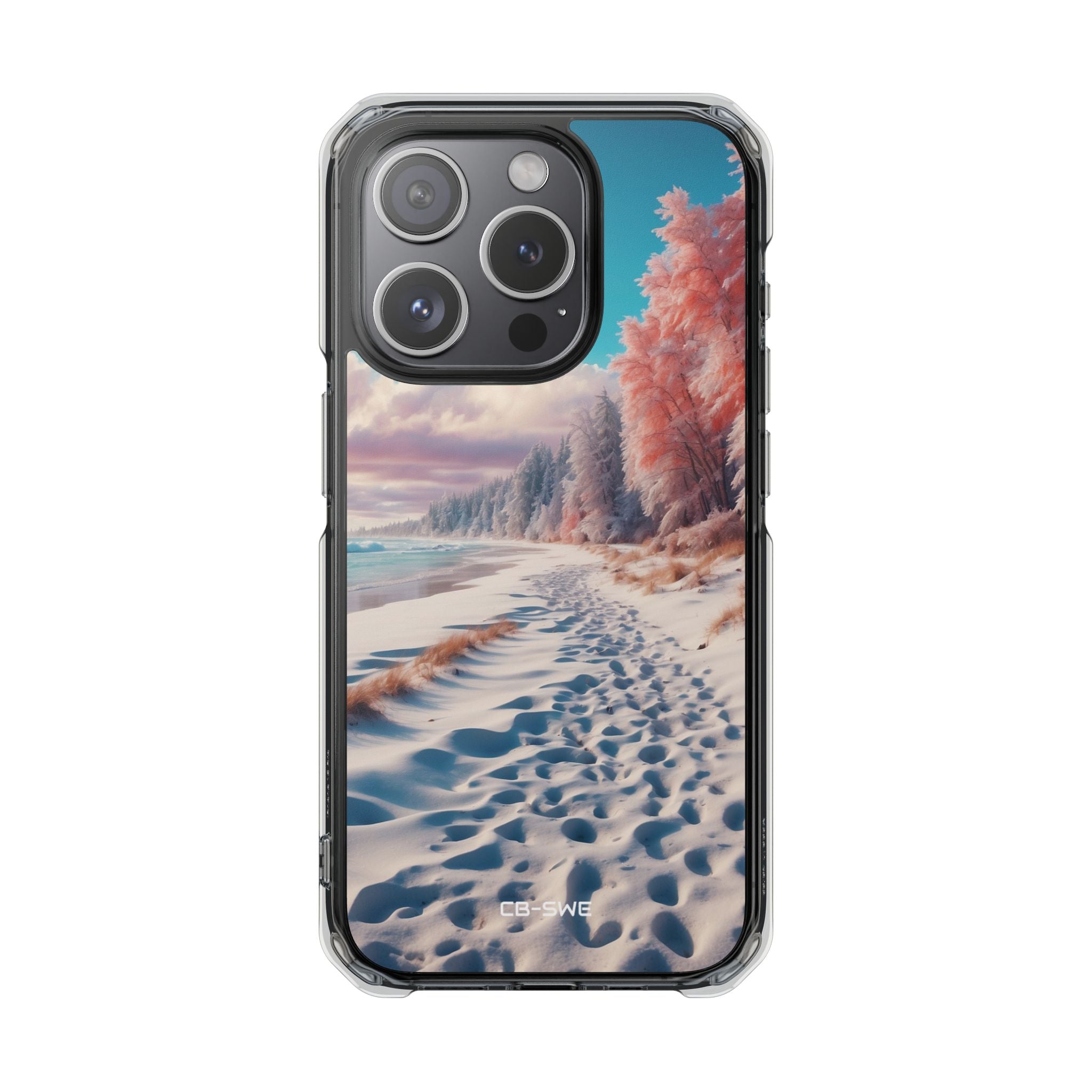 Shadows Embrace Waves iPhone Case - Impact
