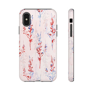 Pink Vintage Flowers - Protective Phone Case