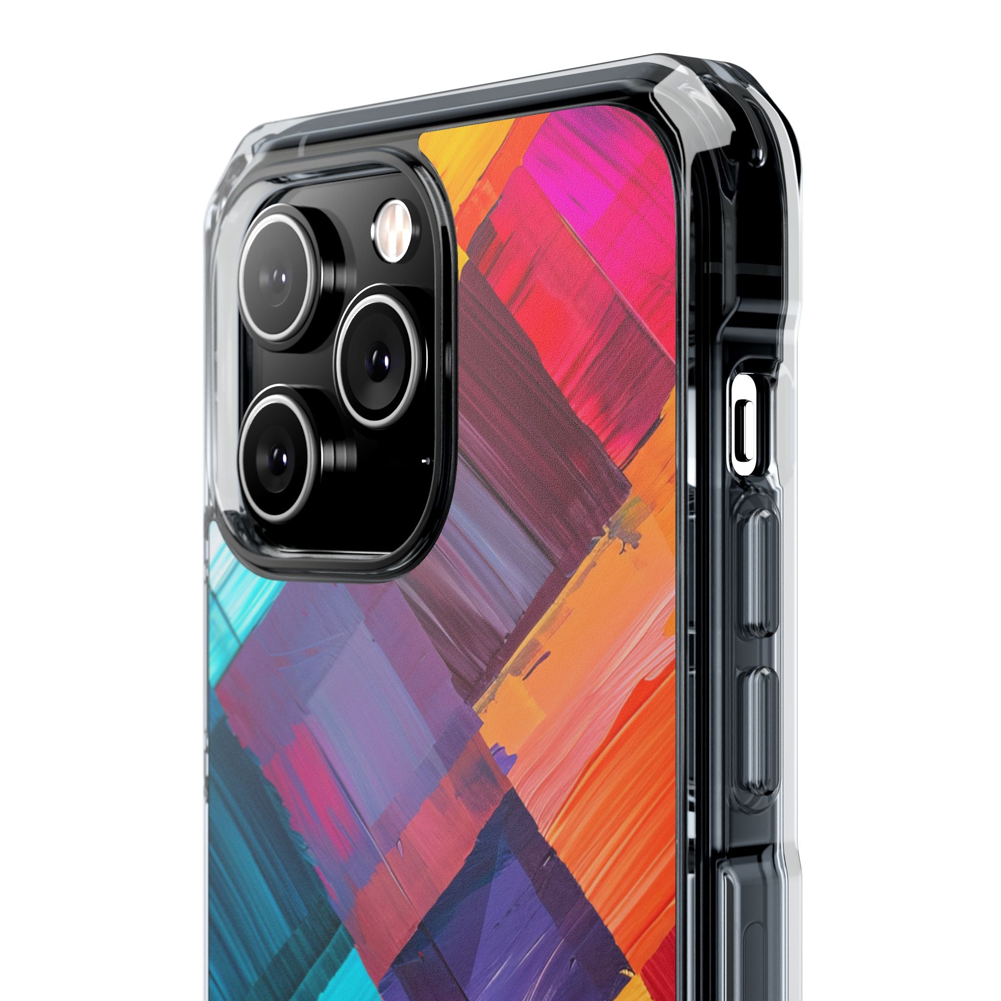 Pantone Spectrum Pattern - Clear Impact Case for iPhone