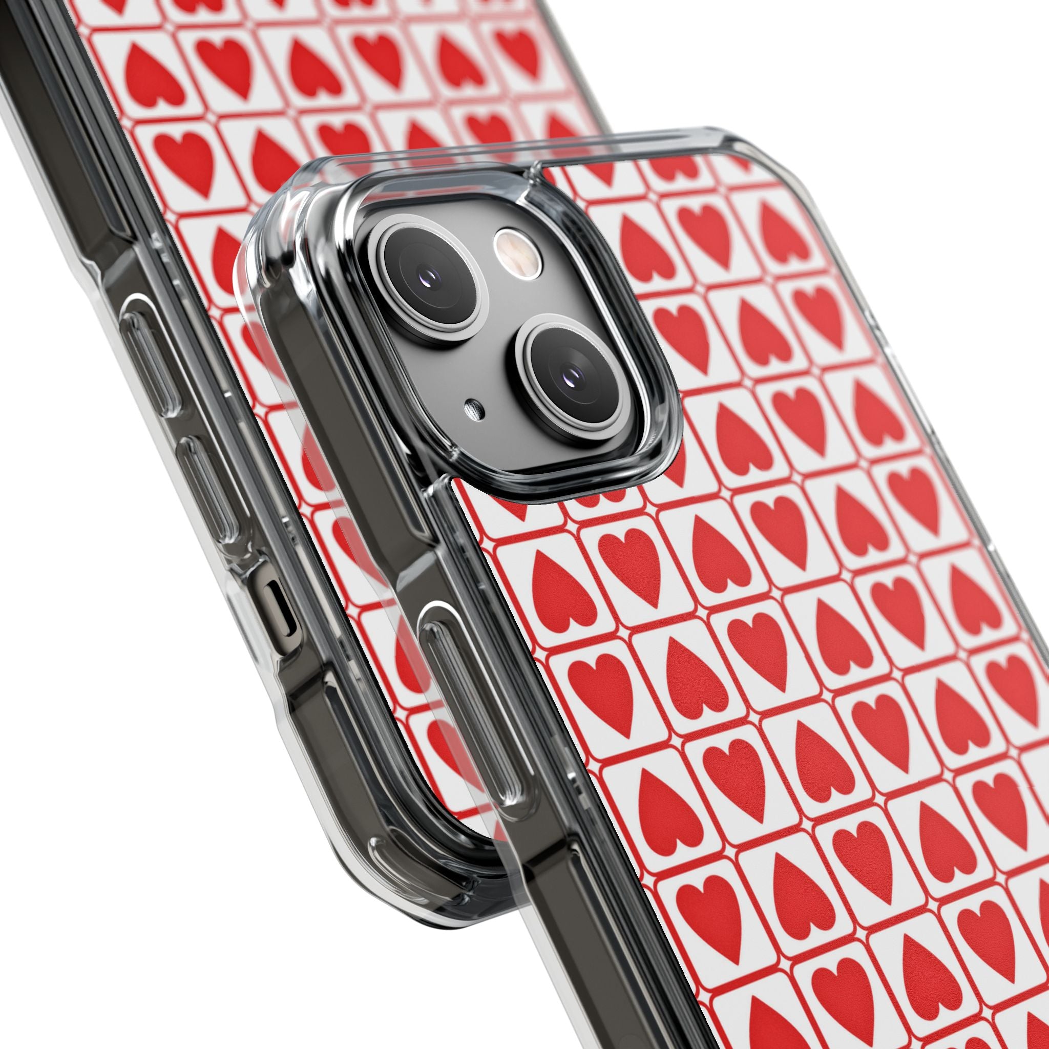 Hearts In Squares iPhone Case - Impact
