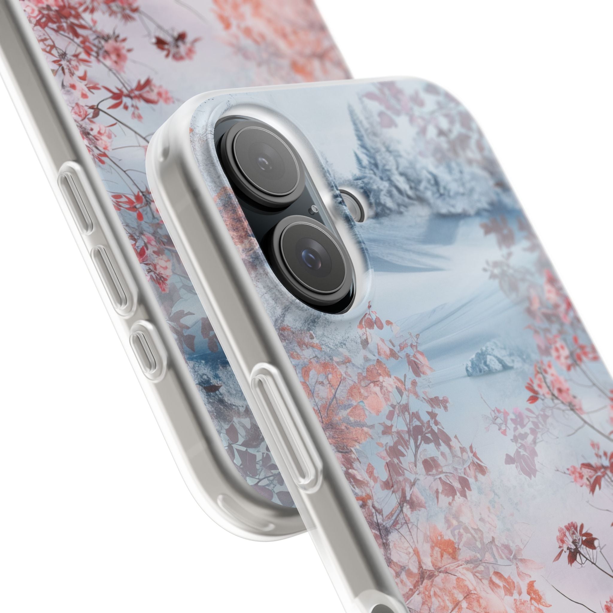 Floral Serenity Case - Flexi iPhone 16 Phone Case