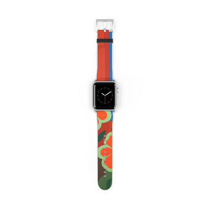 Orange Blossom Mosaic - Watch Band
