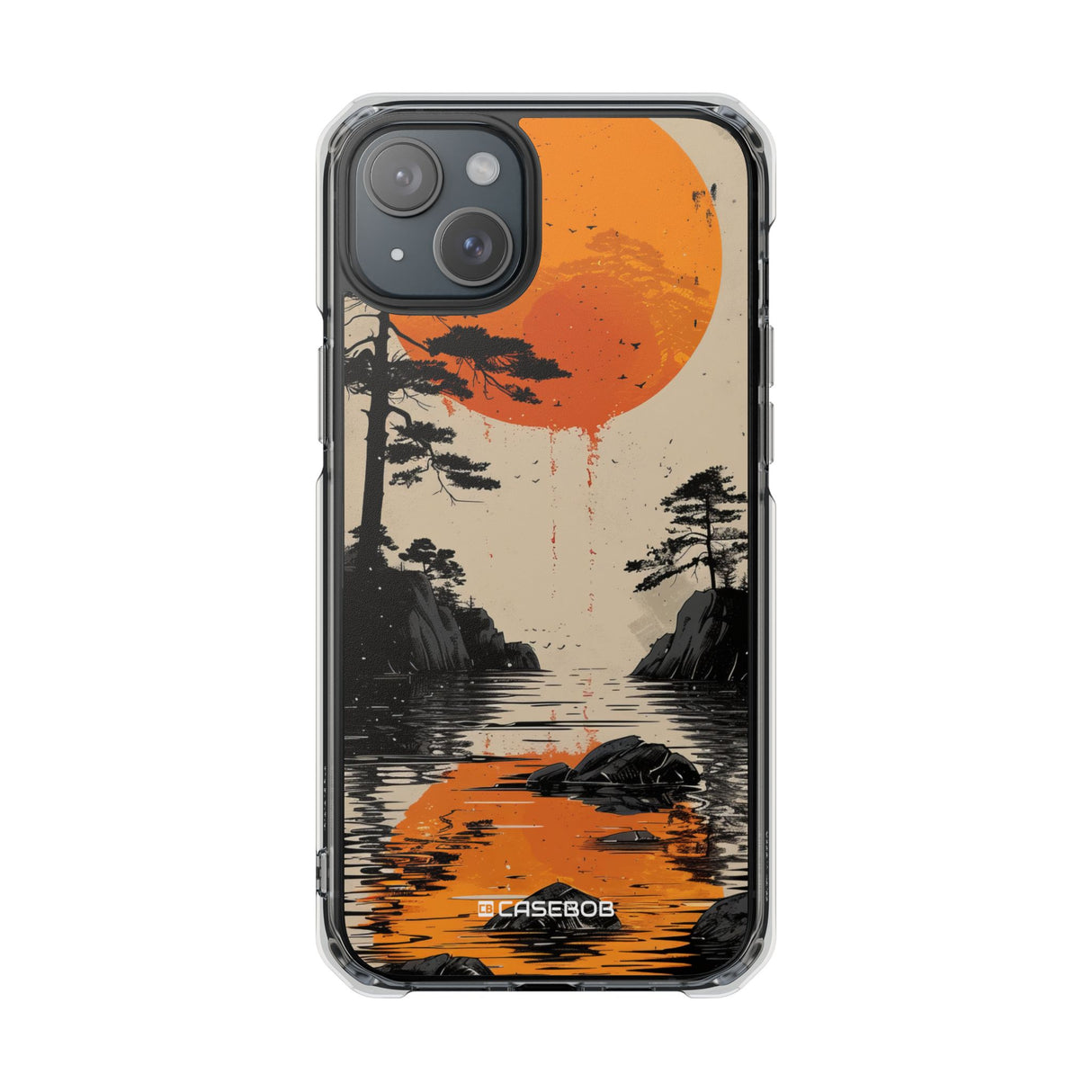 Sunkissed Serenity - Phone Case for iPhone (Clear Impact - Magnetic)