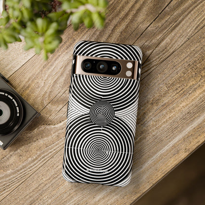 Dynamische Tiefe: Schwarz-Weiß-Op-Art – für Google Pixel 8