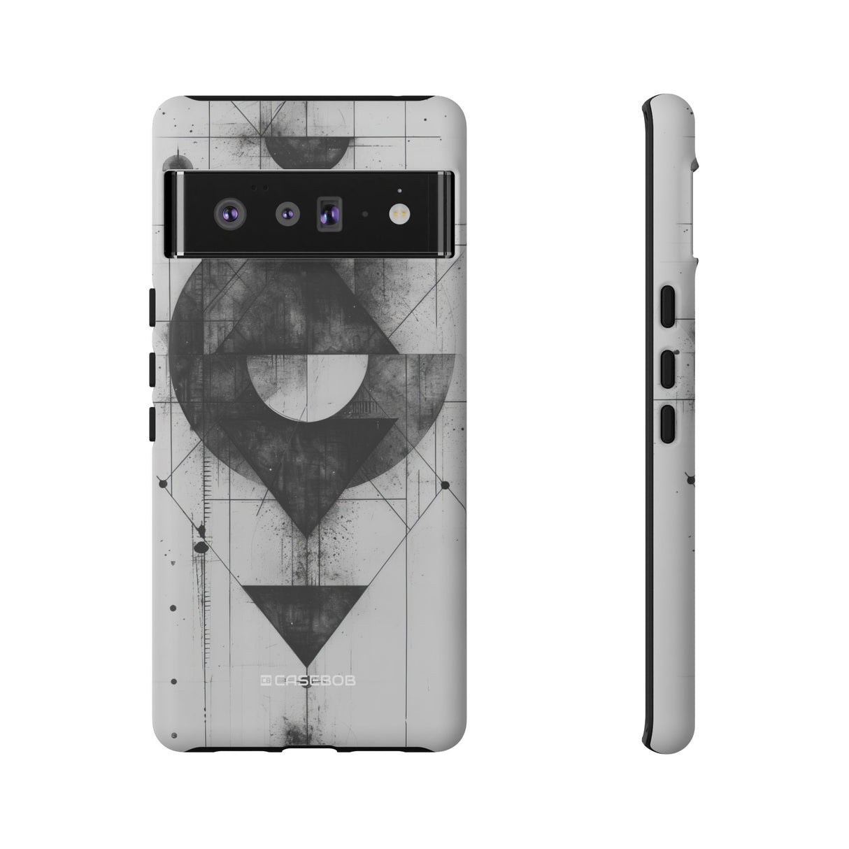 Monochrome Geometry | Protective Phone Case for Google Pixel