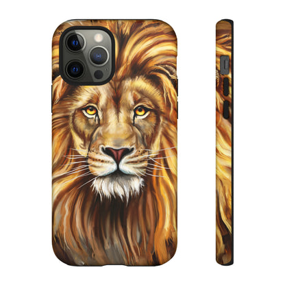 Lion head Digital Painting - Protective Phone Case