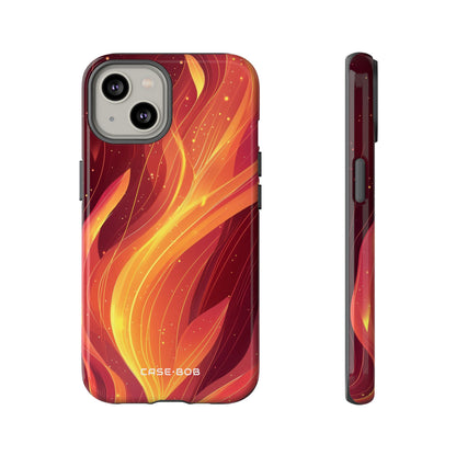 Flaming Flow iPhone 14 Case - Tough