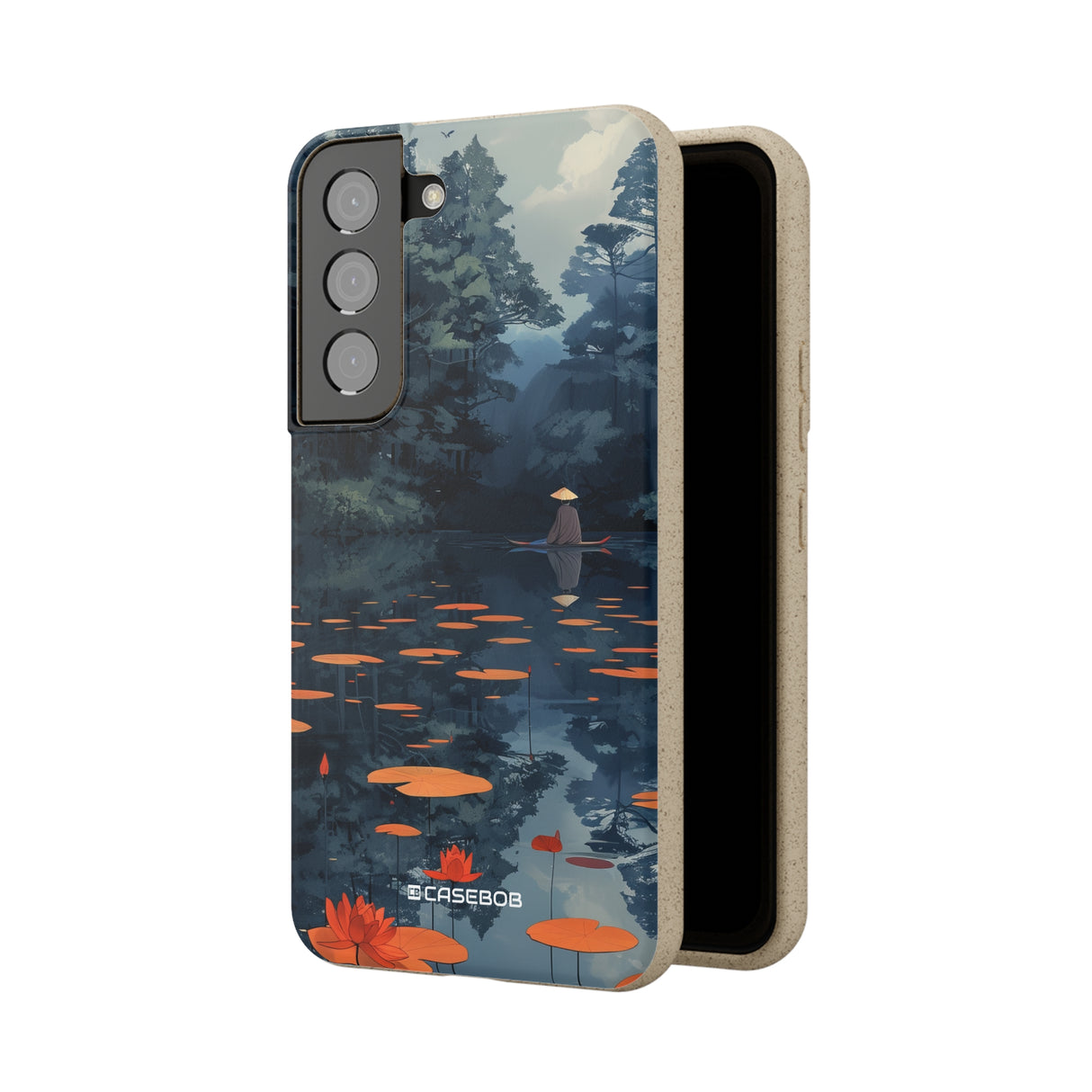 Tranquil Lotus Serenity | Biodegradable Phone Case