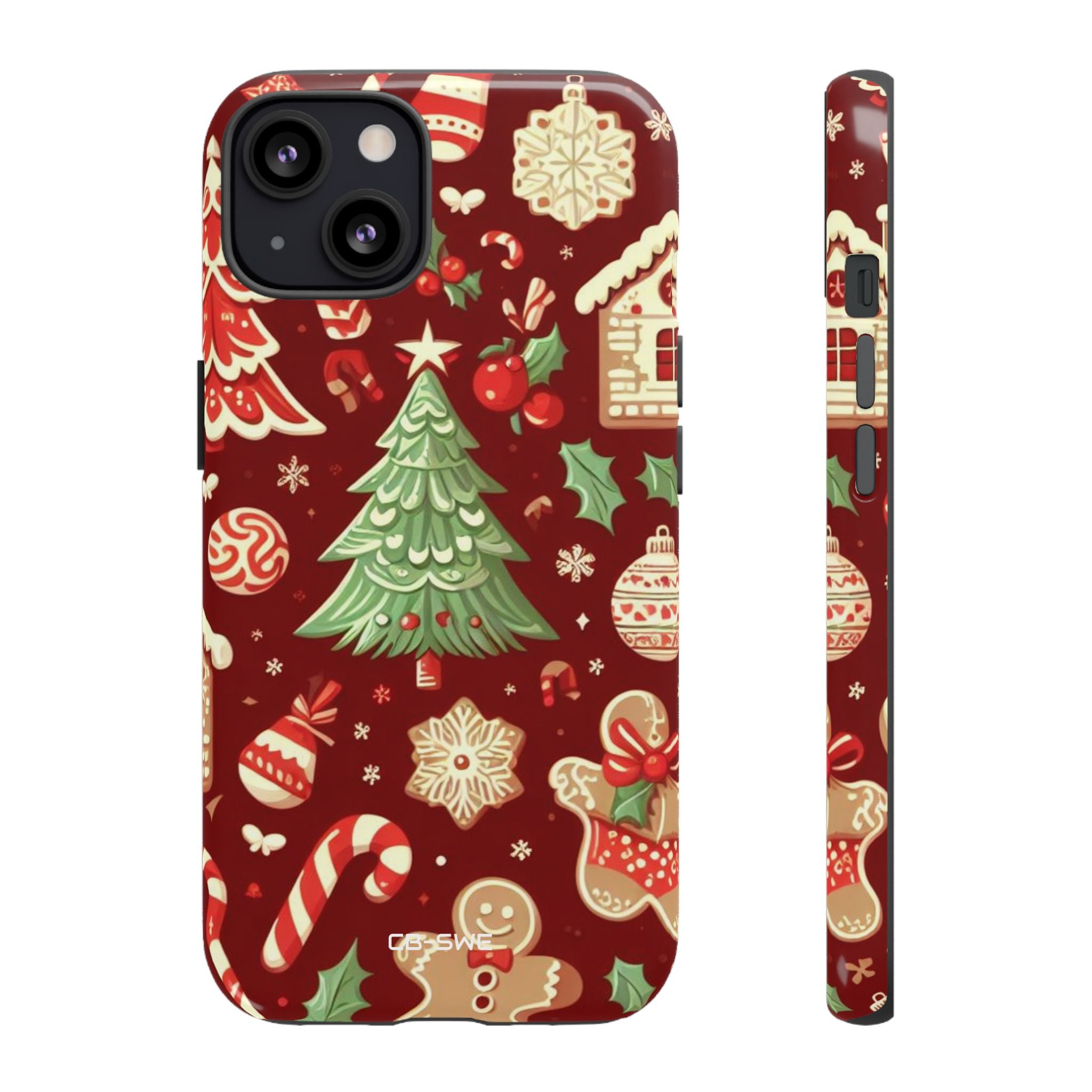 Gingerbread Smiles Shine - iPhone Case