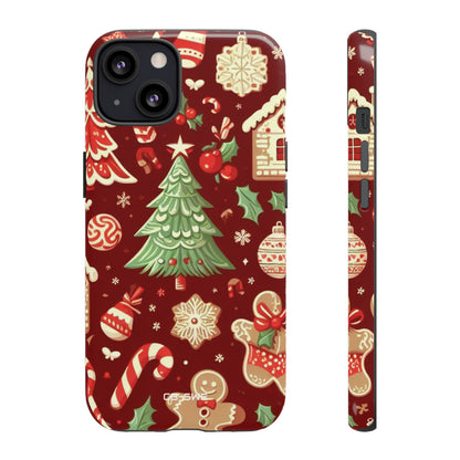 Gingerbread Smiles Shine - iPhone Case