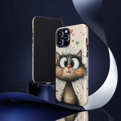 Whimsical Cat Smiles - iPhone Case