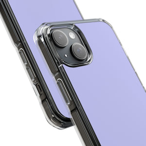 Lavendelblau | Handyhülle für iPhone (Clear Impact Case – magnetisch)