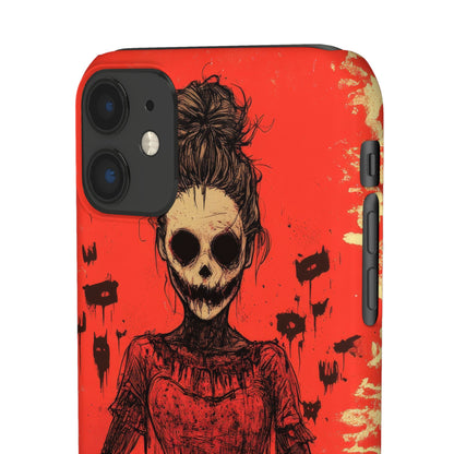 Haunting Scarlet Descent iPhone 11 - Slim Phone Case